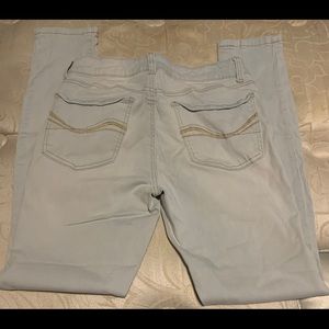 Juniors light blue jeggings
